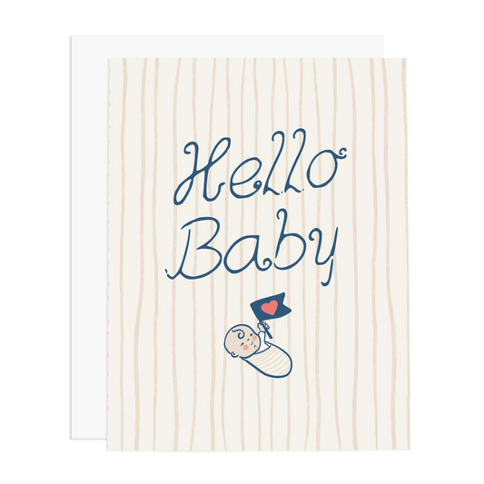 Hello Baby Greeting Card