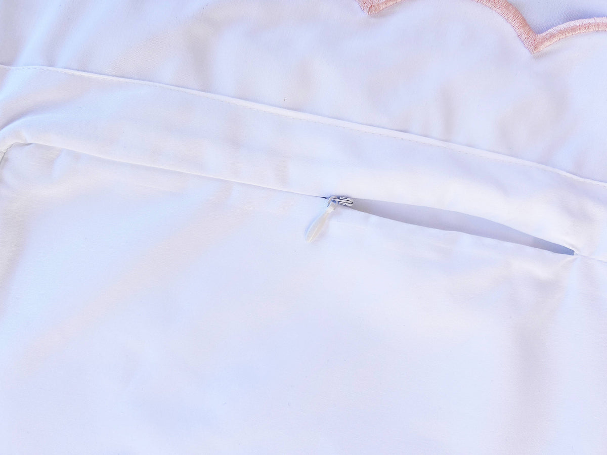 Baby Pillow Sham - Scalloped Edge
