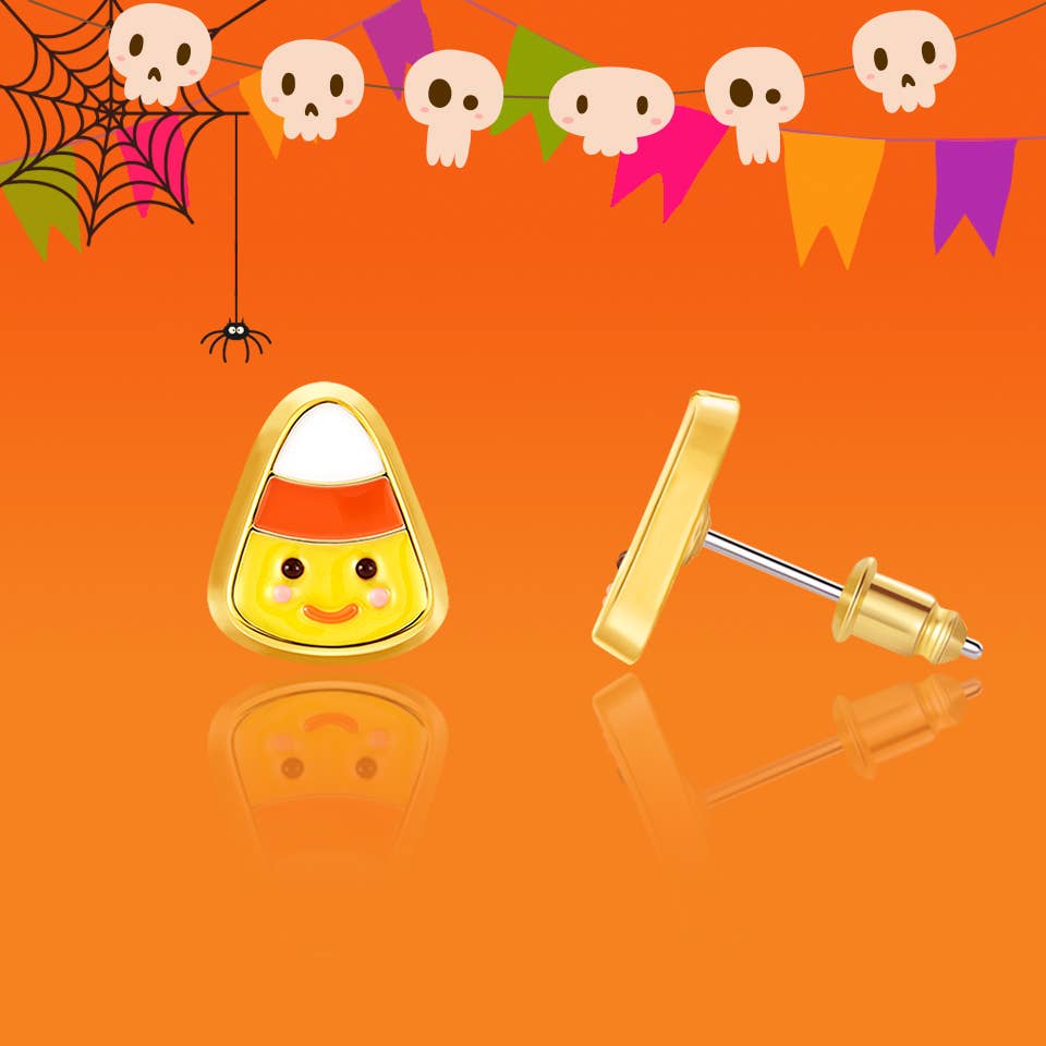 Candy Corn Stud Earrings