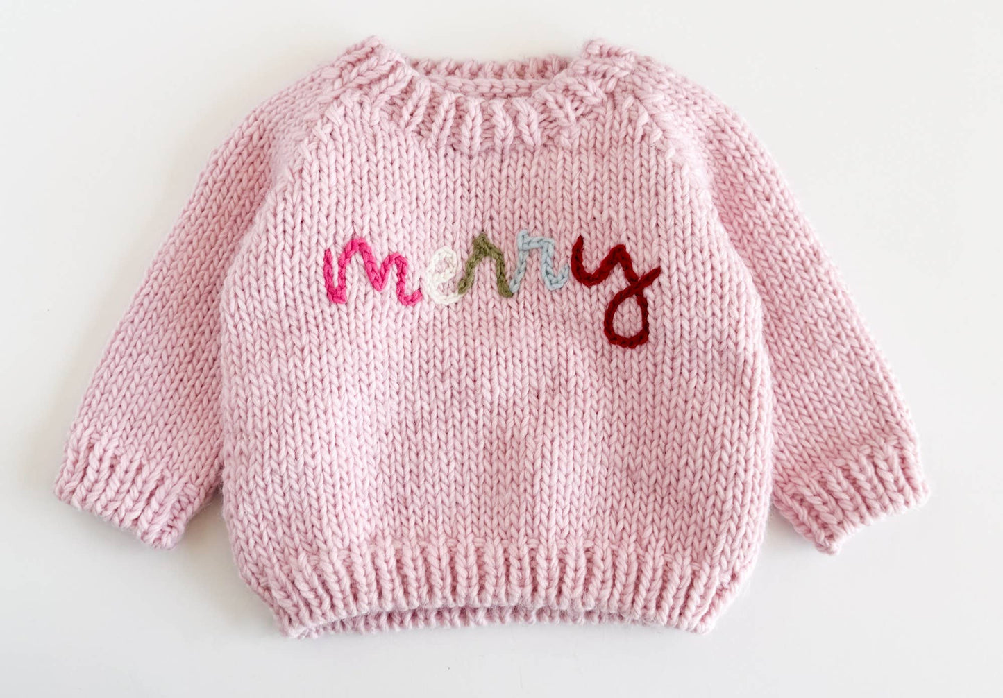 Merry Baby Sweater Pink