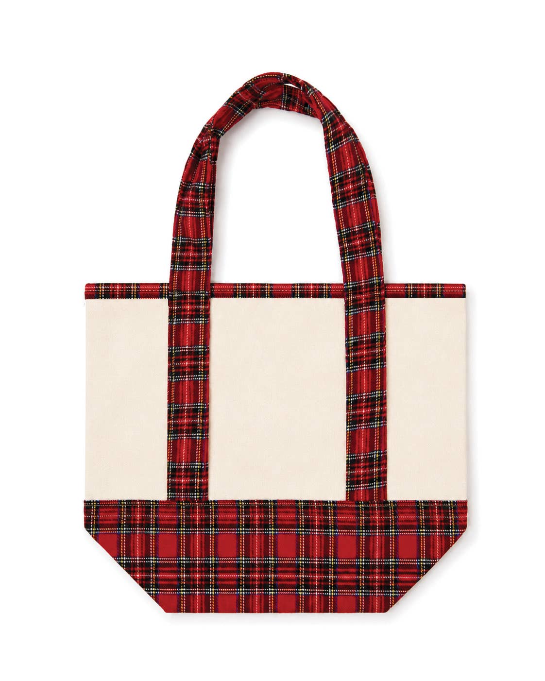 Personalized Tartan Mini Tote Bag