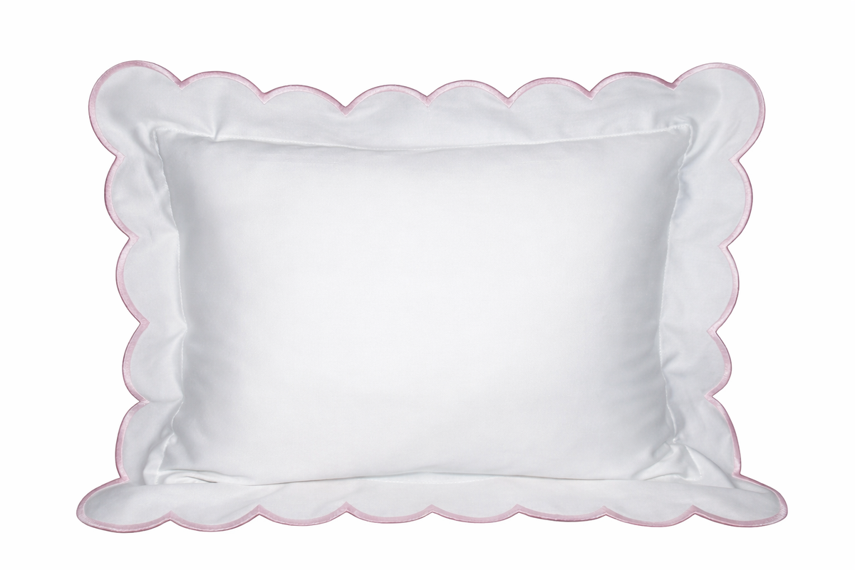Baby Pillow Sham - Scalloped Edge