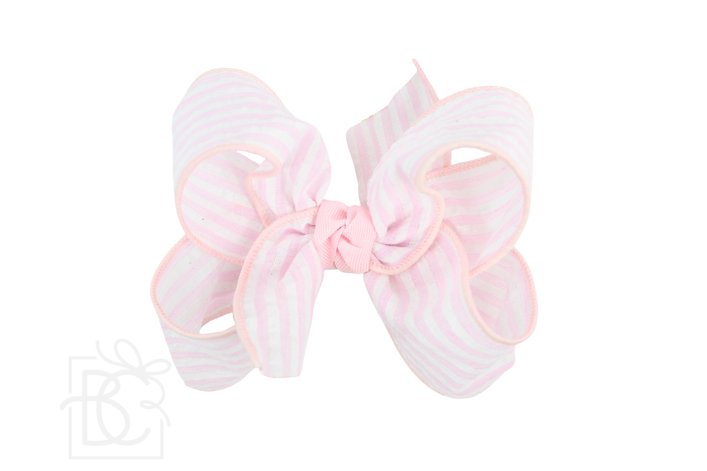 SEERSUCKER BOW ON CLIP