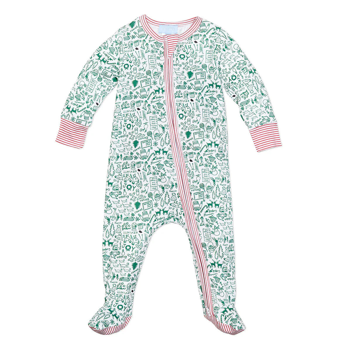 North Pole Zip Onsie