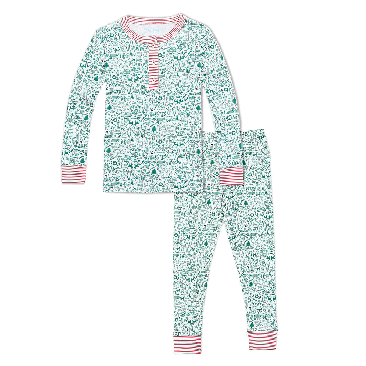 North Pole Henley Pajamas