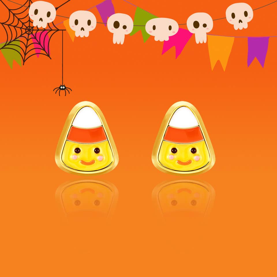Candy Corn Stud Earrings