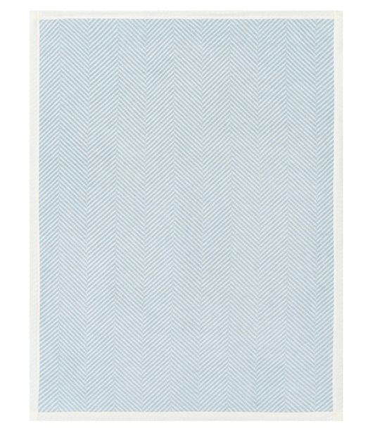 Harborview Herringbone Sky Mini Blanket