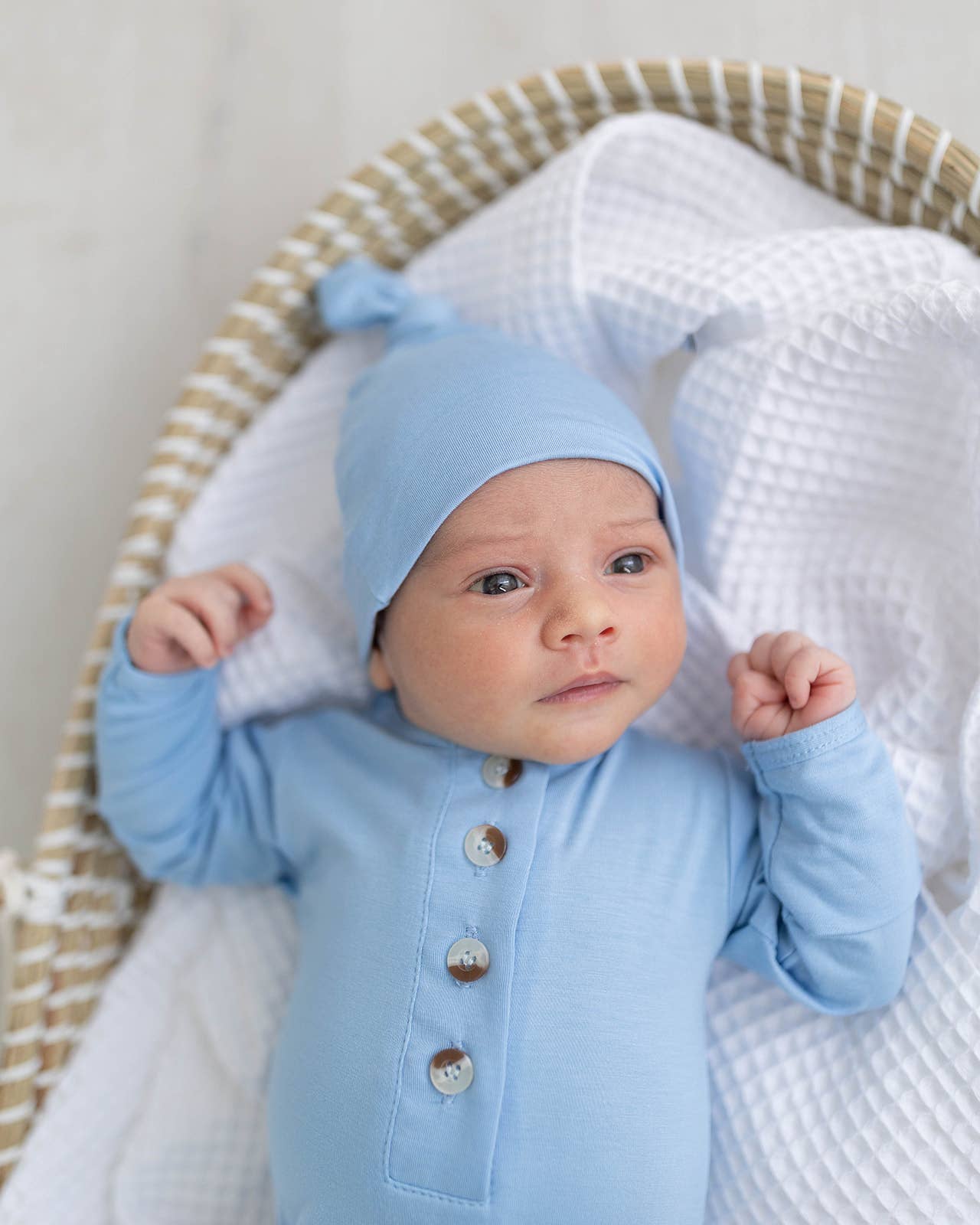 Newborn Gown and Hat Set