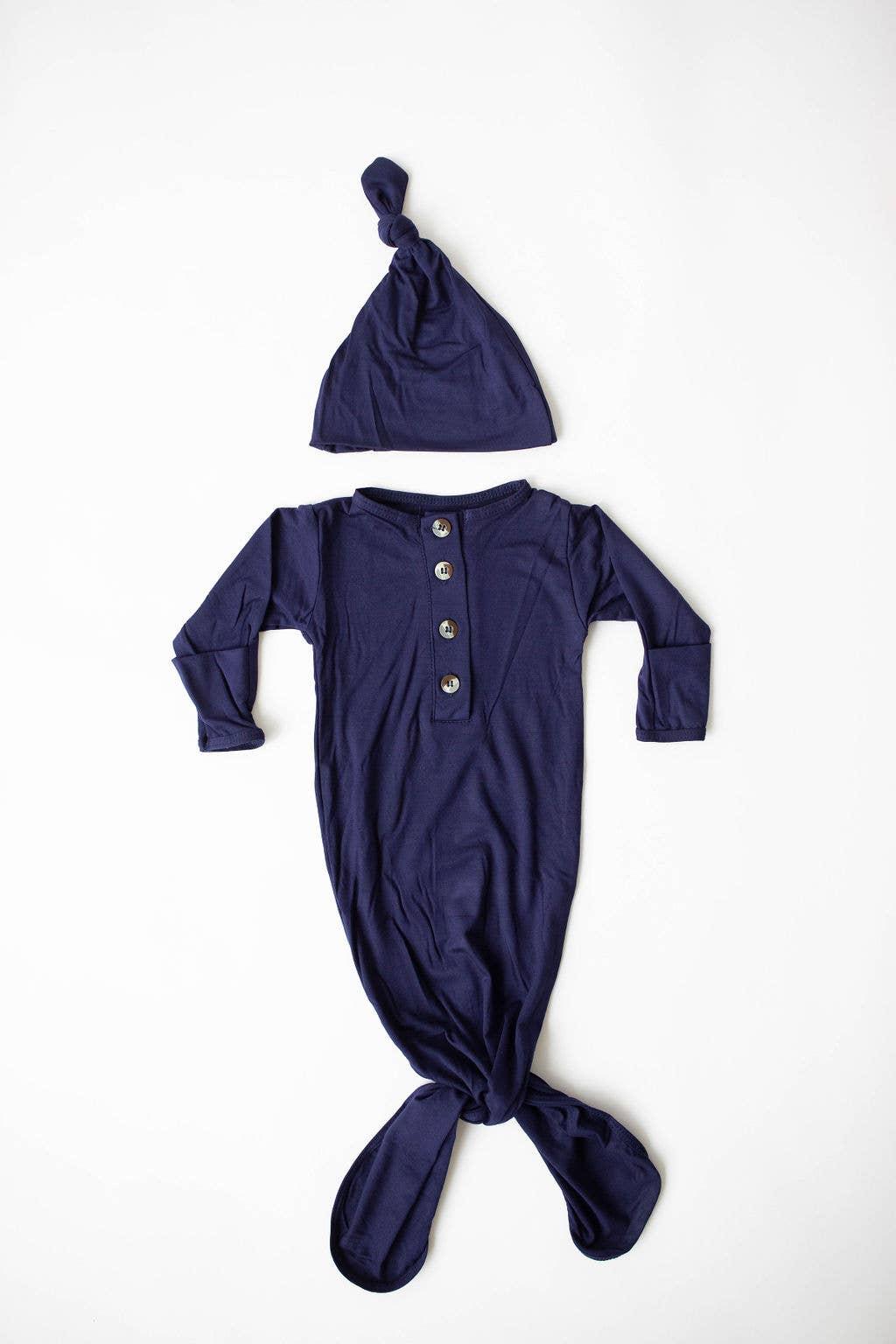 Newborn Gown and Hat Set
