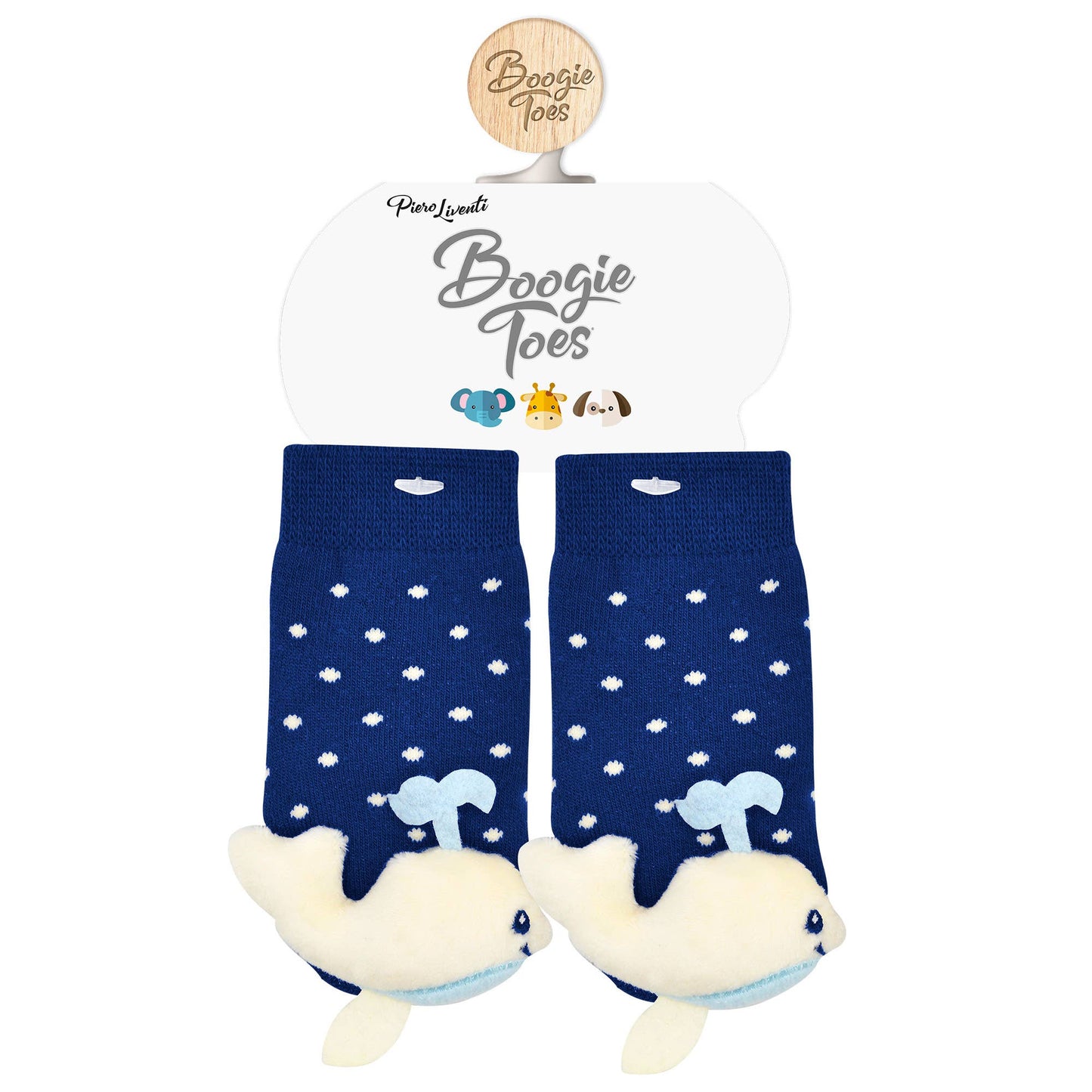 Baby Whale Boogie Toes Rattle Socks