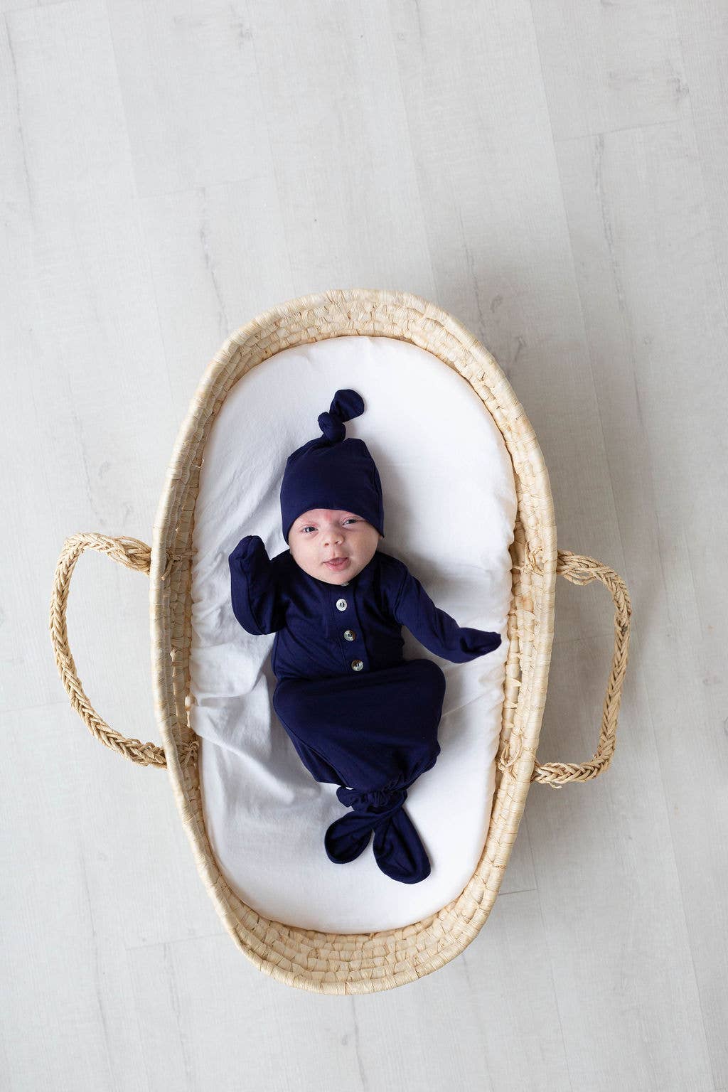Newborn Gown and Hat Set