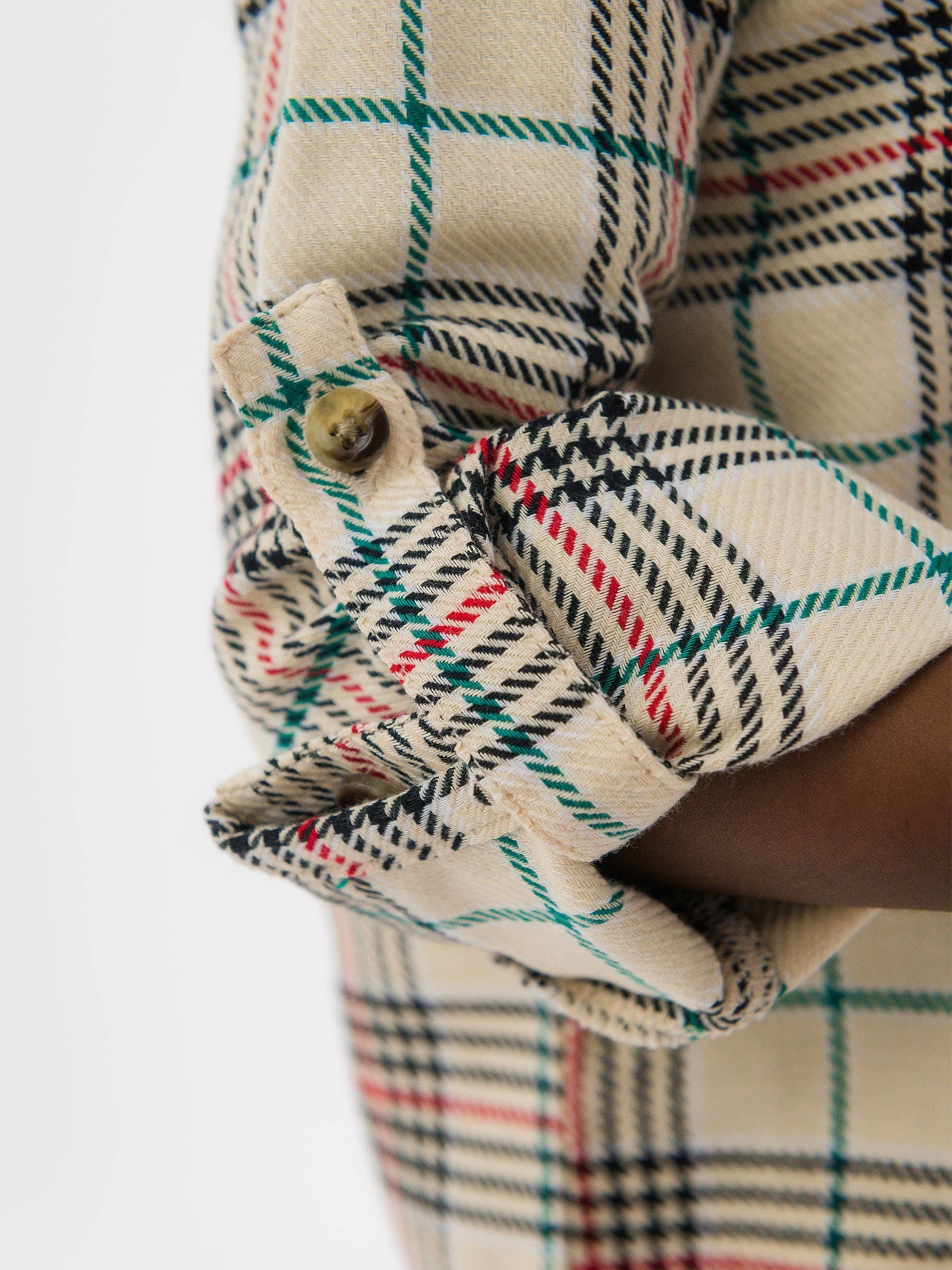 Plaid Long Sleeve Button Down Shirt