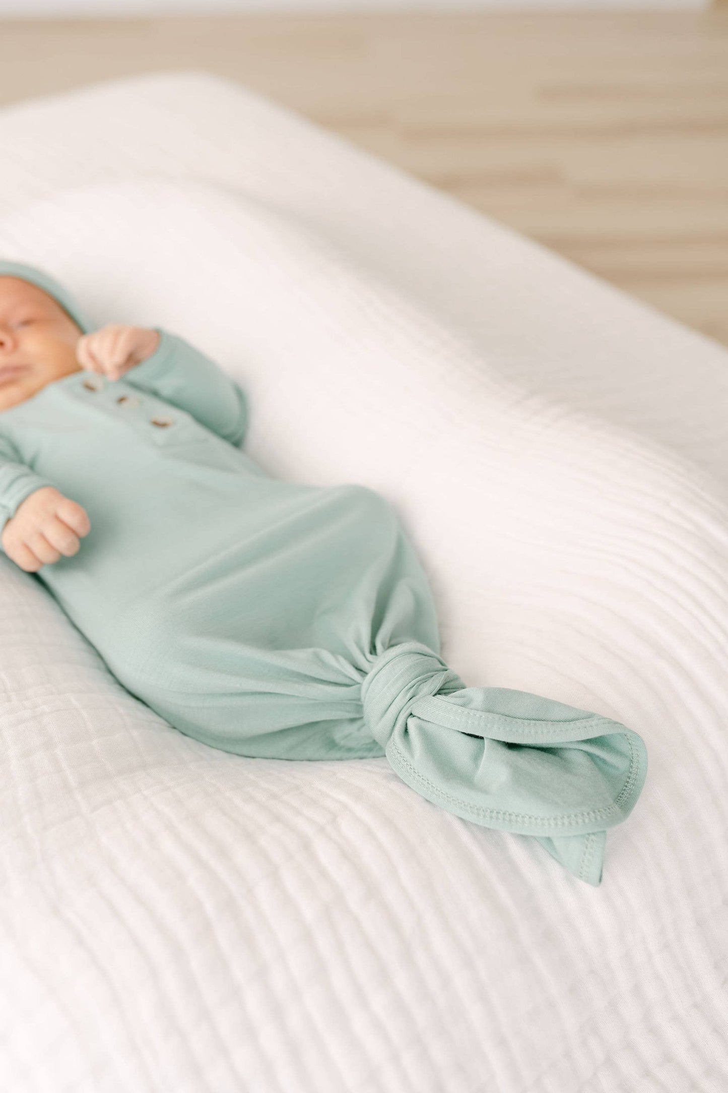 Newborn Gown and Hat Set