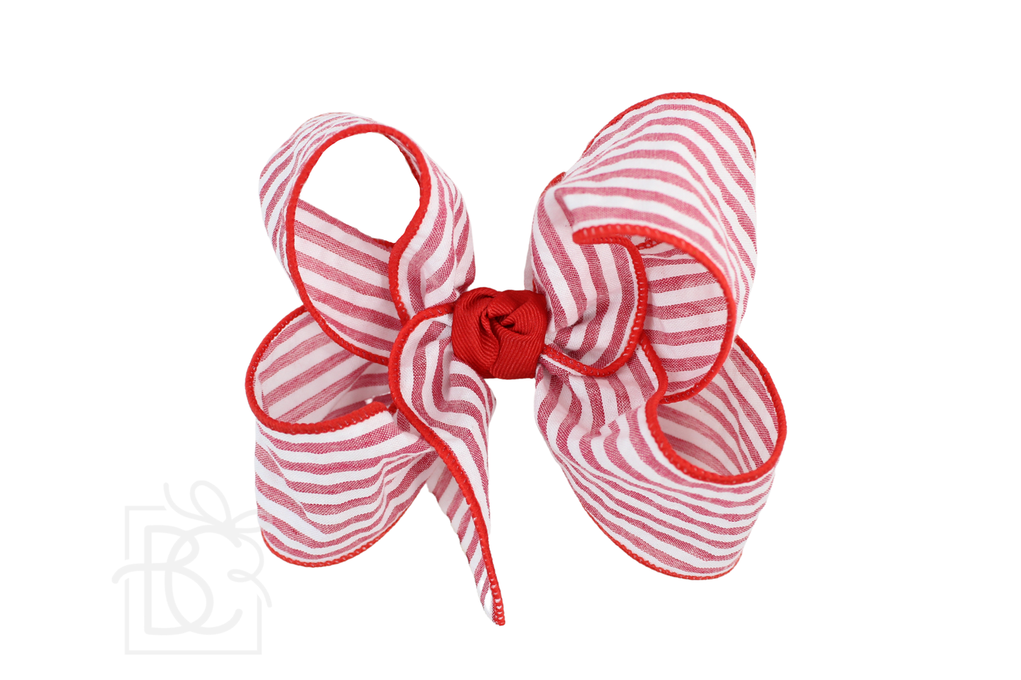 SEERSUCKER BOW ON CLIP