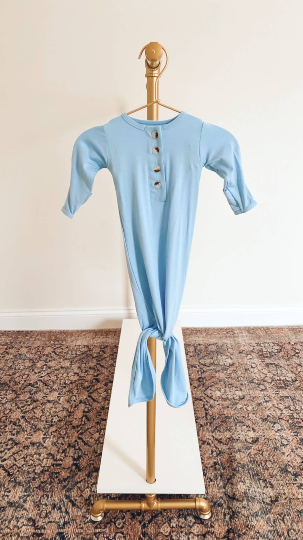 Newborn Gown and Hat Set