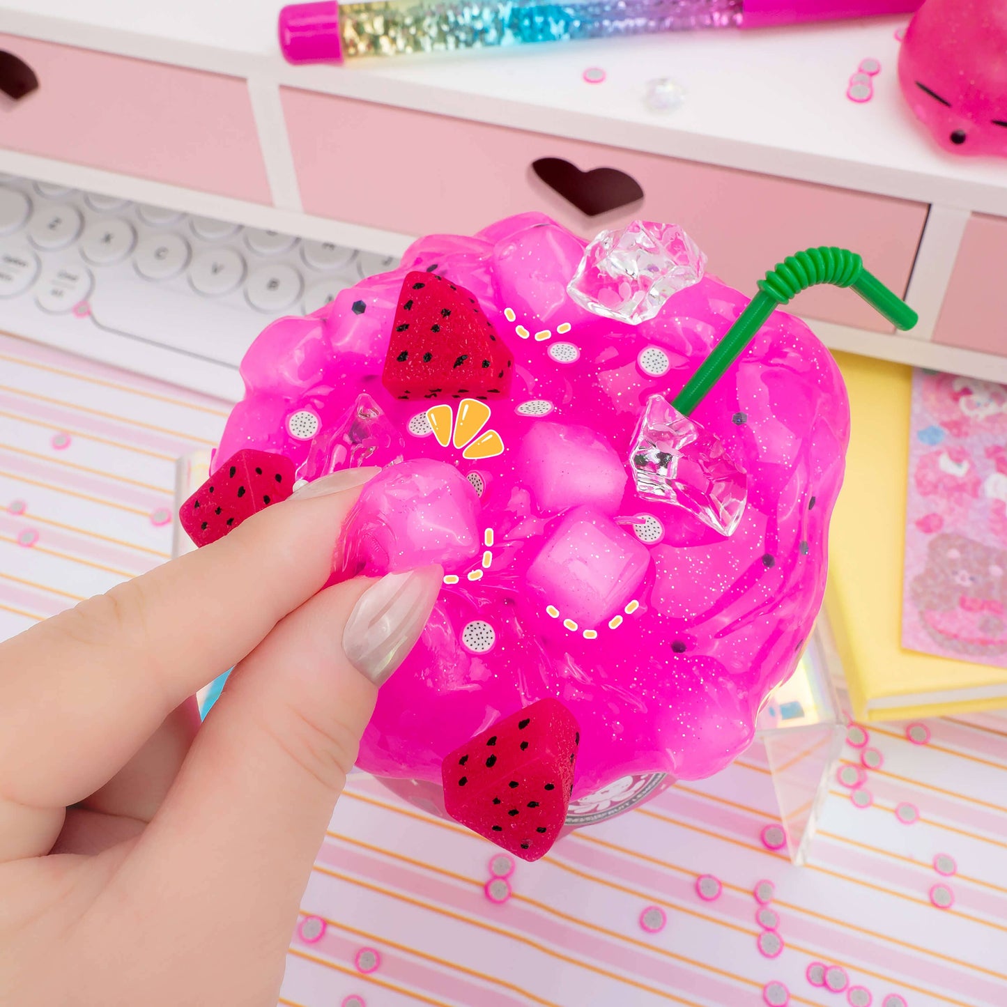 Mango Dragonfruit Lemonade Refresher Slime