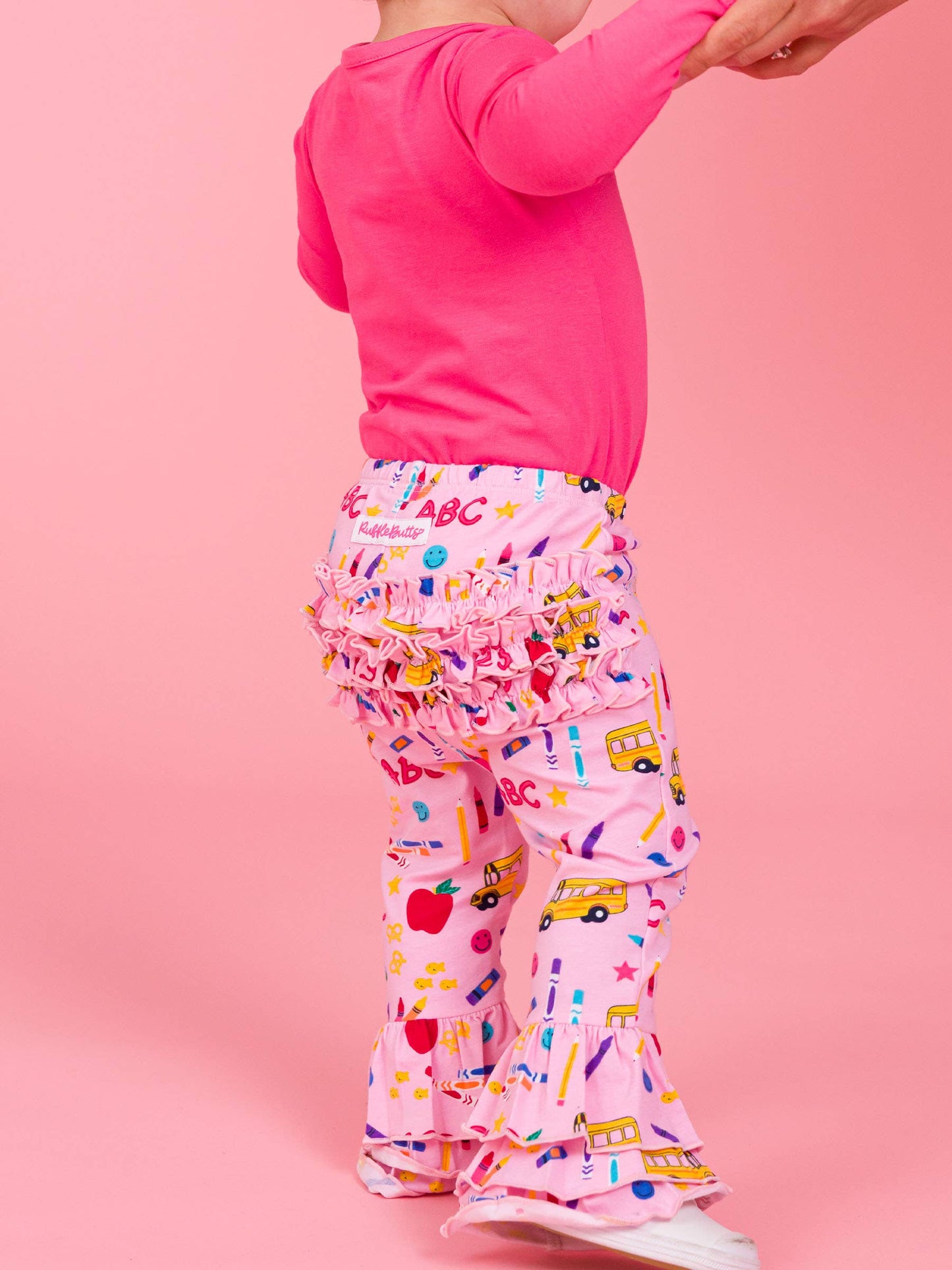 School House Ruffle Flare Pants
