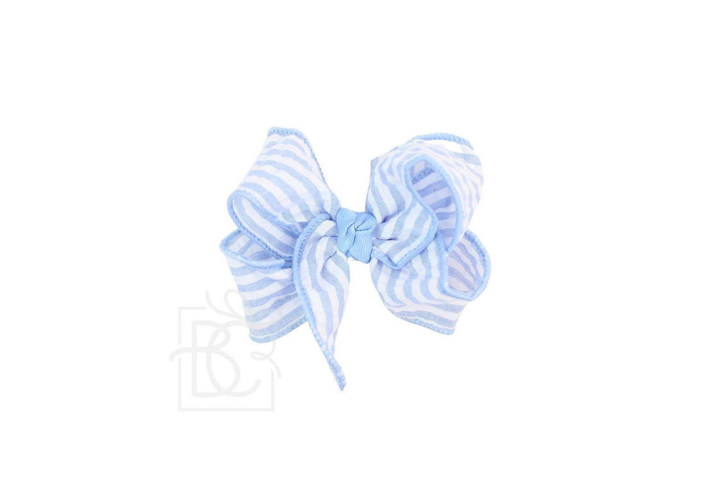 SEERSUCKER BOW ON CLIP